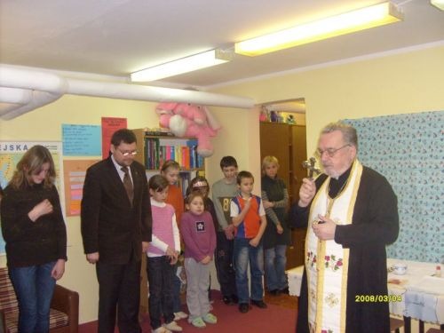 Wyświęcenie nowej świetlicy "Eleos"