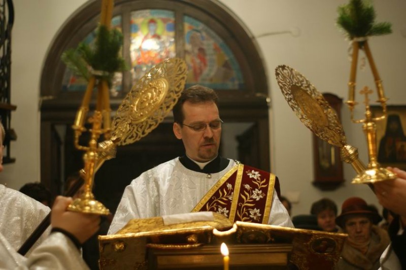 Władyka Jerzy w parafii na Woli