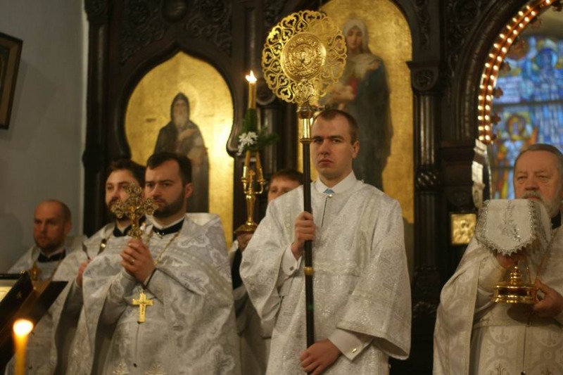 Władyka Jerzy w parafii na Woli