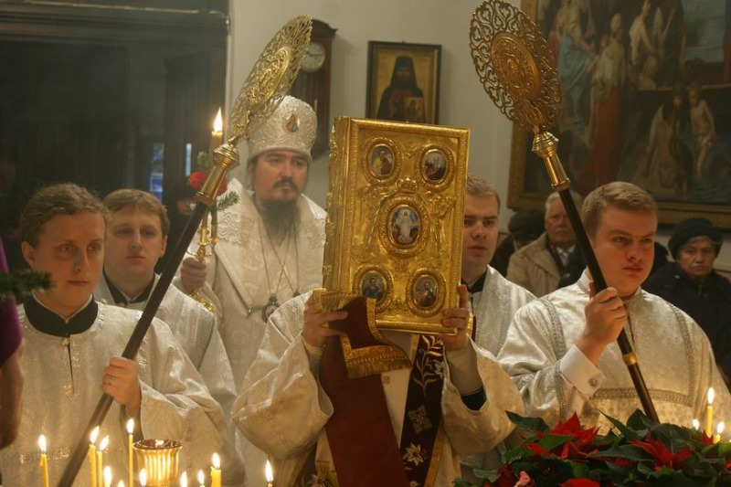 Noworoczny molebień w wolskiej świątyni