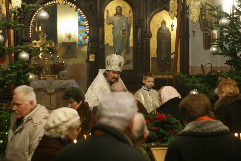 Noworoczny molebień w wolskiej świątyni