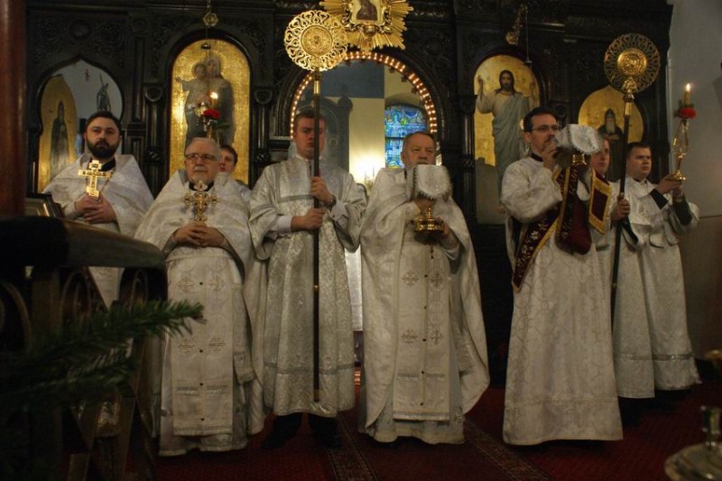 Noworoczny molebień w wolskiej świątyni
