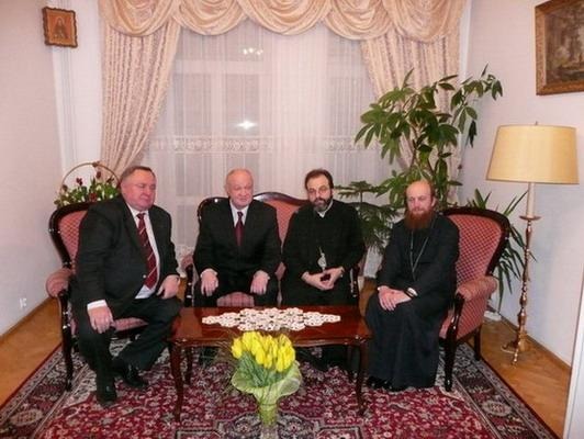 Spotkanie abpa Jakuba z ambasadorem Białorusi
