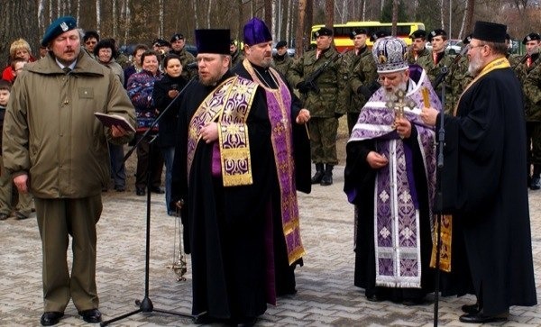 Pochówek rosyjskich żołnierzy