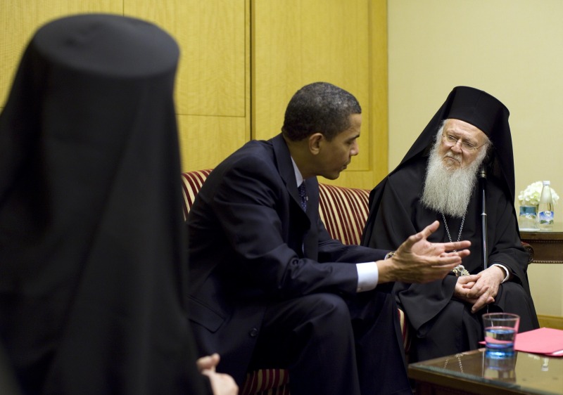 Spotkanie patriarchy Bartłomieja i Baracka Obamy
