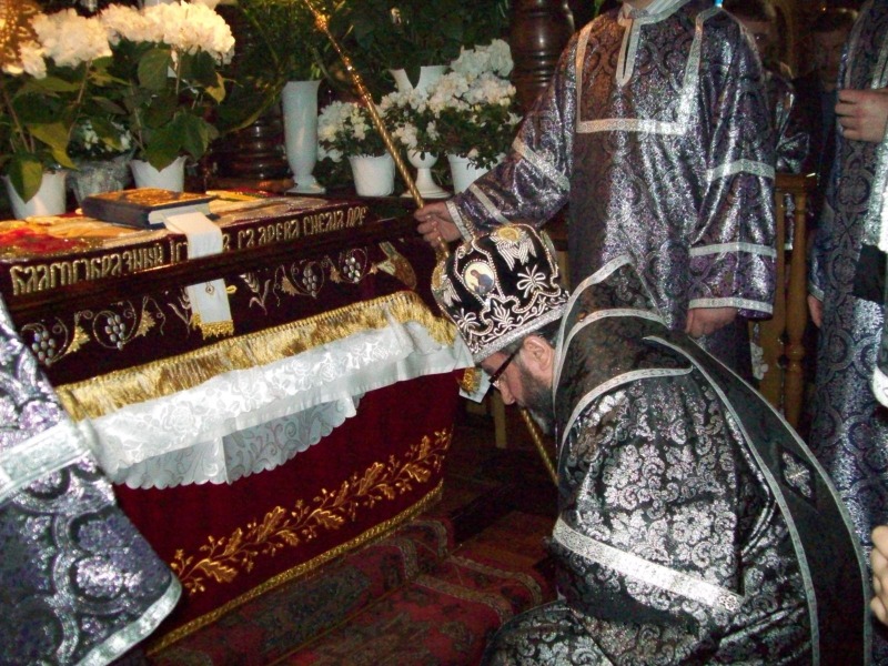 Wielki Piątek w soborze św. Trójcy w Hajnówce