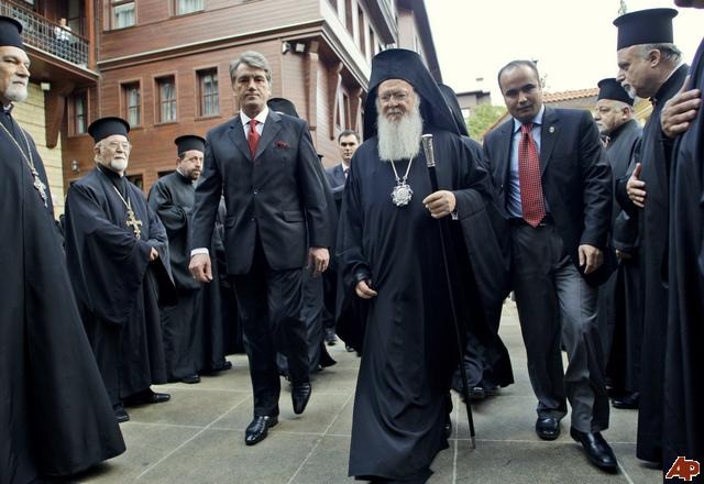 Juszczenko u patriarchy Bartłomieja