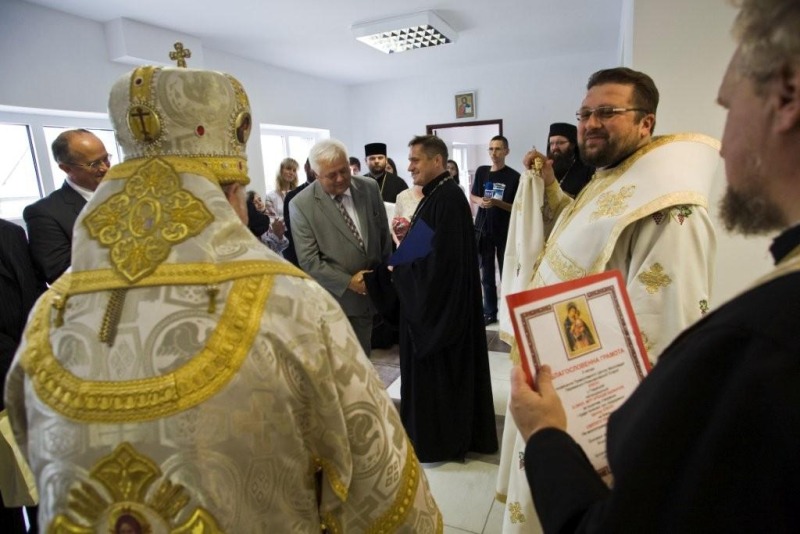 Poświęcenie domu opiekuńczego w Gładyszowie