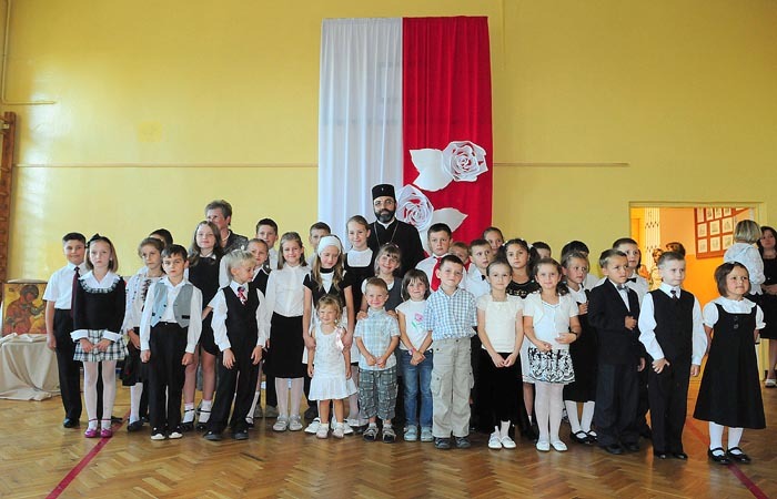 Inauguracja roku szkolnego w prawosławnej szkole