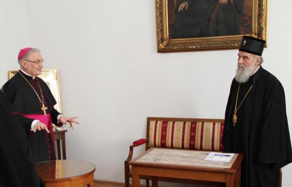 Spotkanie serbskiego patriarchy z nuncjuszem apostolskim