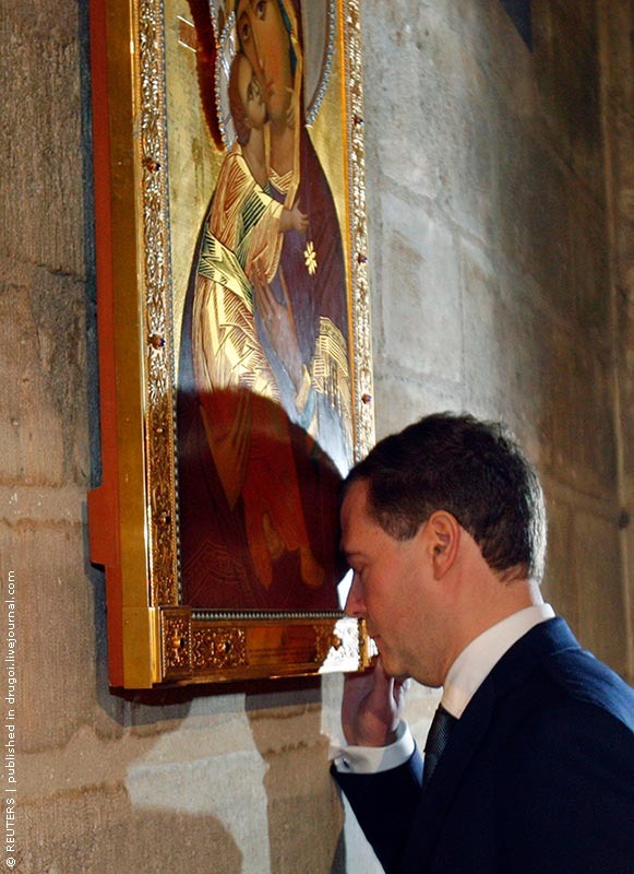 Prezydent Rosji w Notre Dame