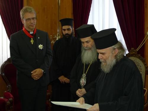 Sekretarz ŚRK wyróżniony w Jerozolimie