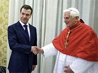 Spotkanie prezydenta Rosji z papieżem