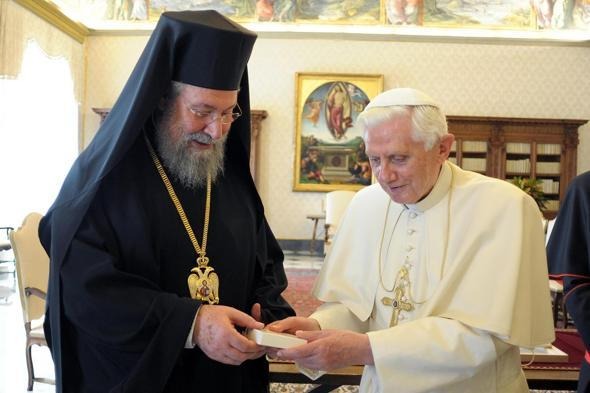 Arcybiskup Chryzostom II spotkał się z Benedyktem XVI