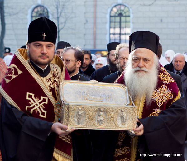 Relikwie św. Dymitra z Salonik na Ukrainie