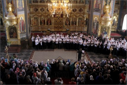 Koncert muzyki prawosławnej w Rosji