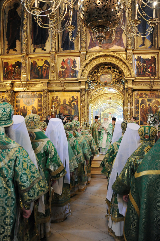 Rosja: uroczystości w ławrze św. Trójcy