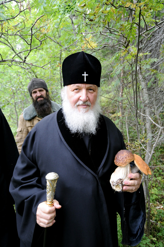 Patriarcha Cyryl na Sołowkach