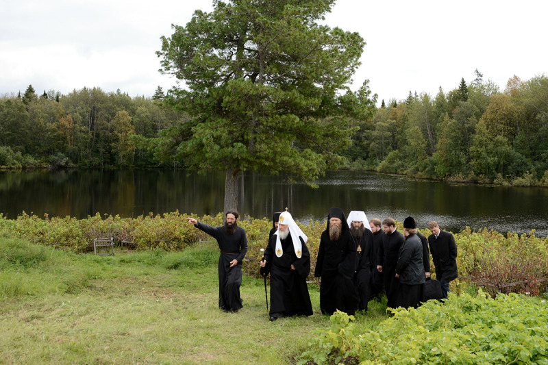 Patriarcha Cyryl na Sołowkach