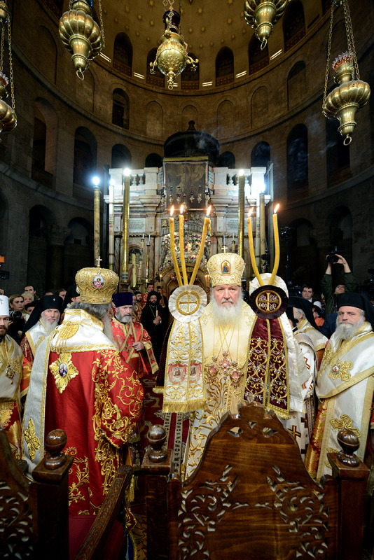 Patriarcha Cyryl w Ziemi Świętej
