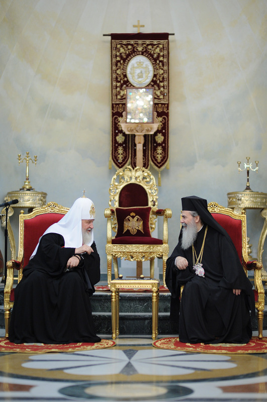 Patriarcha Cyryl w Ziemi Świętej