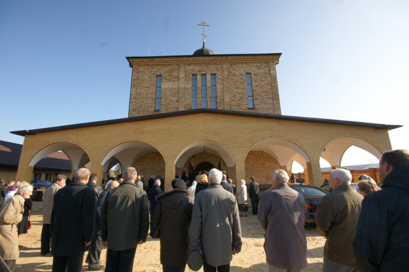 Poświęcenie cerkwi w Zwierkach