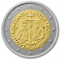 Święci na monetach euro