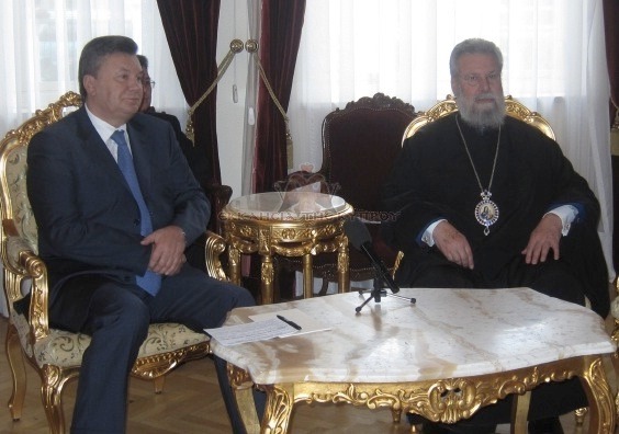 Prezydent Ukrainy u abpa Chryzostoma II