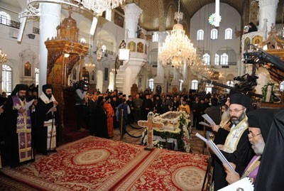 Uroczystości pogrzebowe patriarchy Ignacego IV w Syrii