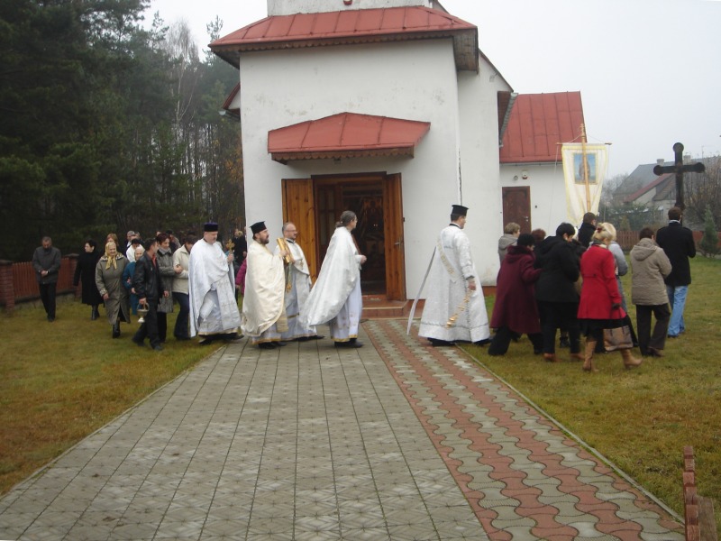 Święto w cerkwi w Lipinach