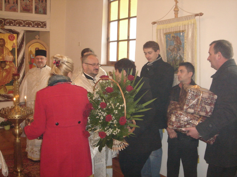 Święto w cerkwi w Lipinach