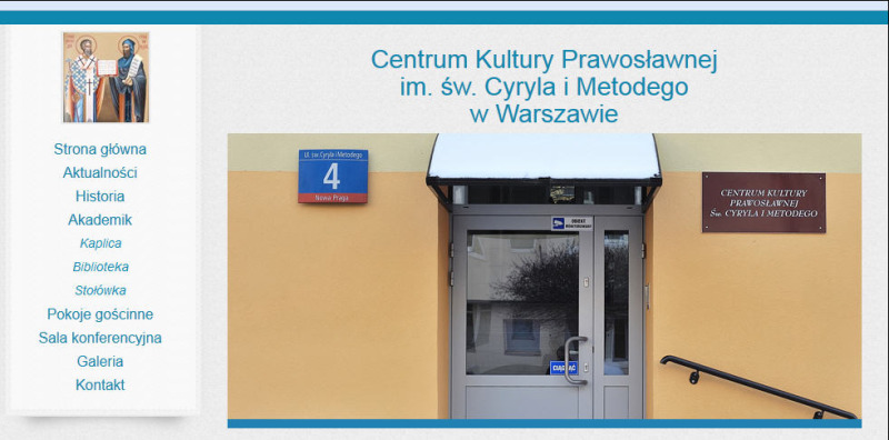 Strona Centrum Kultury Prawosławnej