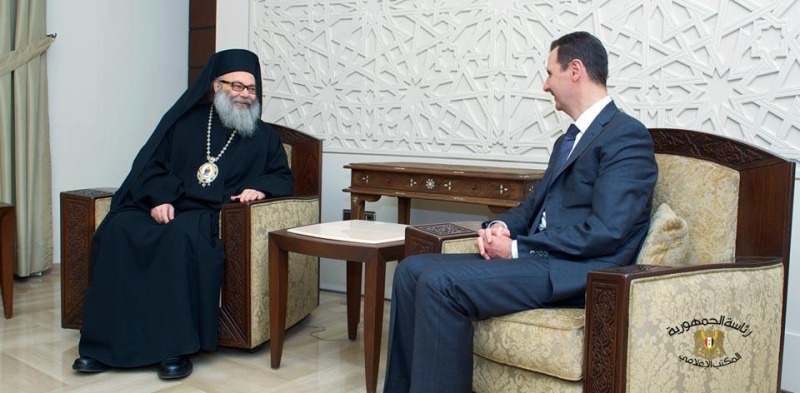 Patriarcha Antiochii Jan X spotkał się z prezydentem Syrii