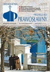 W marcowym "Przeglądzie Prawosławnym"