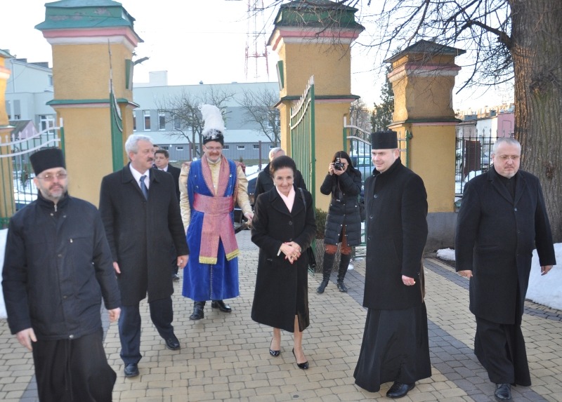 Wdowa po prezydencie Ryszardzie Kaczorowskim w Bielsku Podlaskim