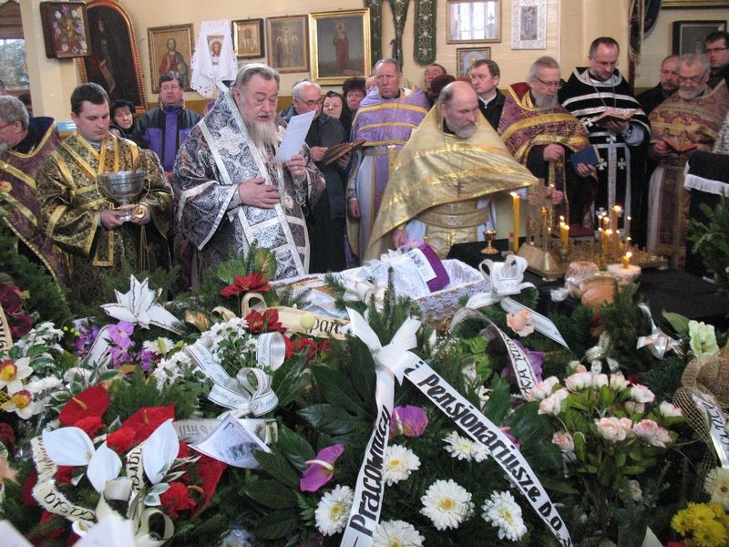 Uroczystości pogrzebowe śp. ks. prot. Jerzego Ochrymiuka