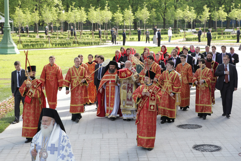 Poświęcenie soboru św. Mikołaja w Kronsztadzie