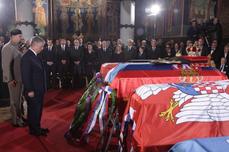 Serbia: pogrzeb ostatniego króla Jugosławii