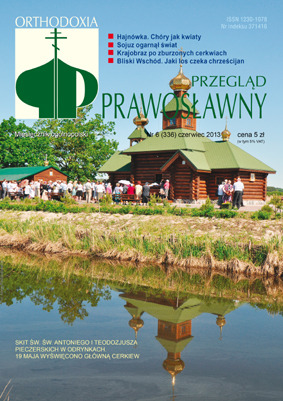 W czerwcowym "Przeglądzie Prawosławnym"