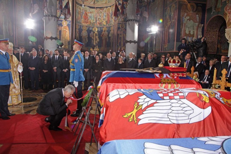 Serbia: pogrzeb ostatniego króla Jugosławii