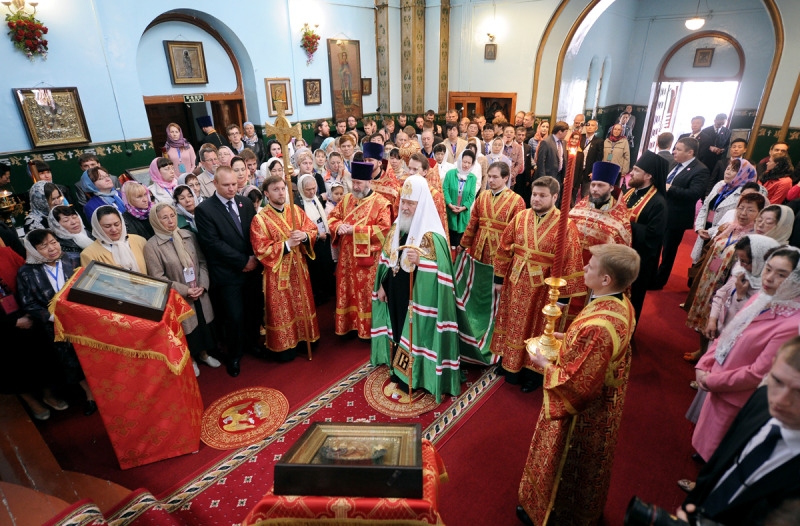 Patriarcha Cyryl w Harbin