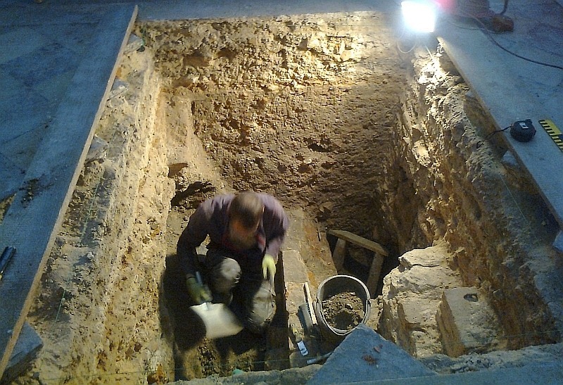 Chełm: archeolodzy odnaleźli zachodnią ścianę cerkwi