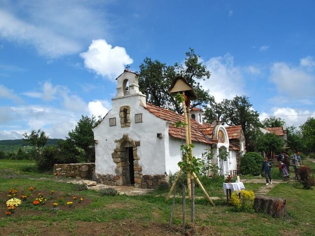 Święta Liturgia na górze winorośli nad Balatonem