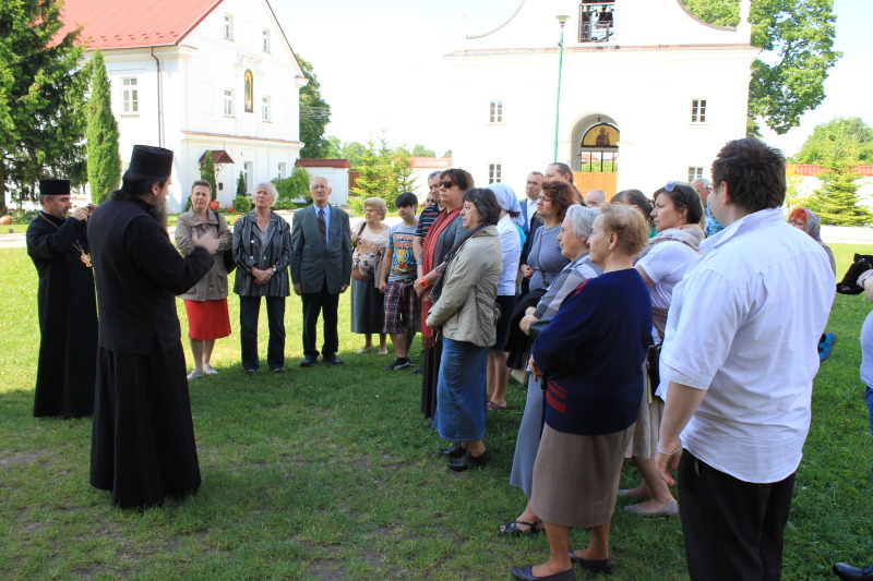 Pielgrzymi z Łodzi na Podlasiu