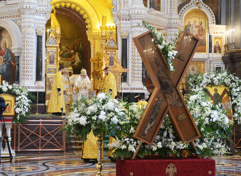 Panprawosławna Boska Liturgia w Moskwie na 1025-lecie chrztu Rusi