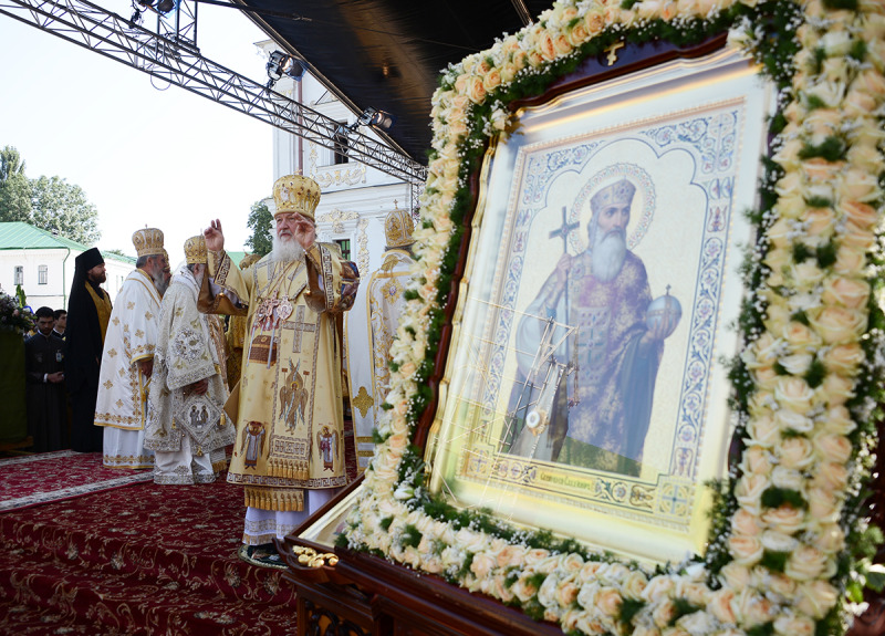 Panprawosławna Boska Liturgia w Kijowie z okazji 1025-lecia chrztu Rusi