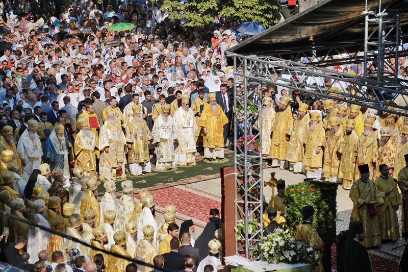 Panprawosławna Boska Liturgia w Kijowie z okazji 1025-lecia chrztu Rusi