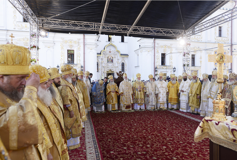 Panprawosławna Boska Liturgia w Kijowie z okazji 1025-lecia chrztu Rusi