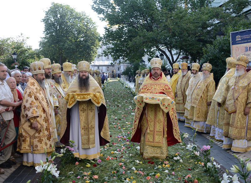 Panprawosławna Boska Liturgia w Kijowie z okazji 1025-lecia chrztu Rusi