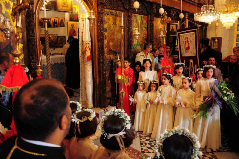 Patriarcha Antiochii Jan X w monasterze Sajdnaja